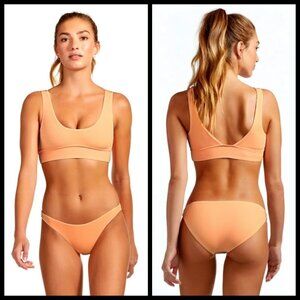 💕VITAMIN A💕 Bikini Sienna Top + Luciana Bottom 12 D XL Nectar Refresh Rib NWT